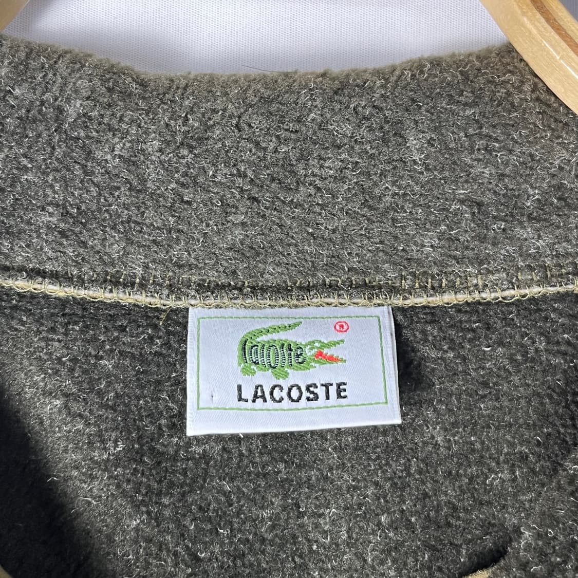 [LACOSTE] 라코스테 폴라텍 배색 하프집업 플리스 상품이미지6
