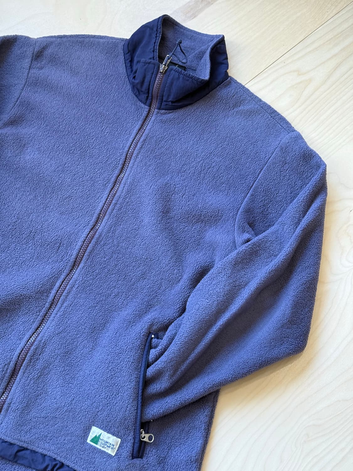 Vintage Outdoor Purple-Navy Fleece Jacke 상품이미지2