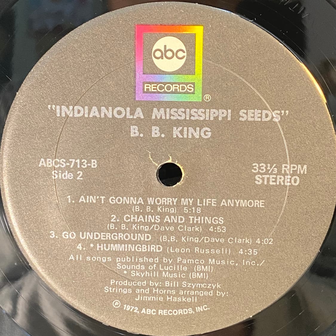 (중고LP-블루스) B.B. King -Indianola Mississi 상품이미지5