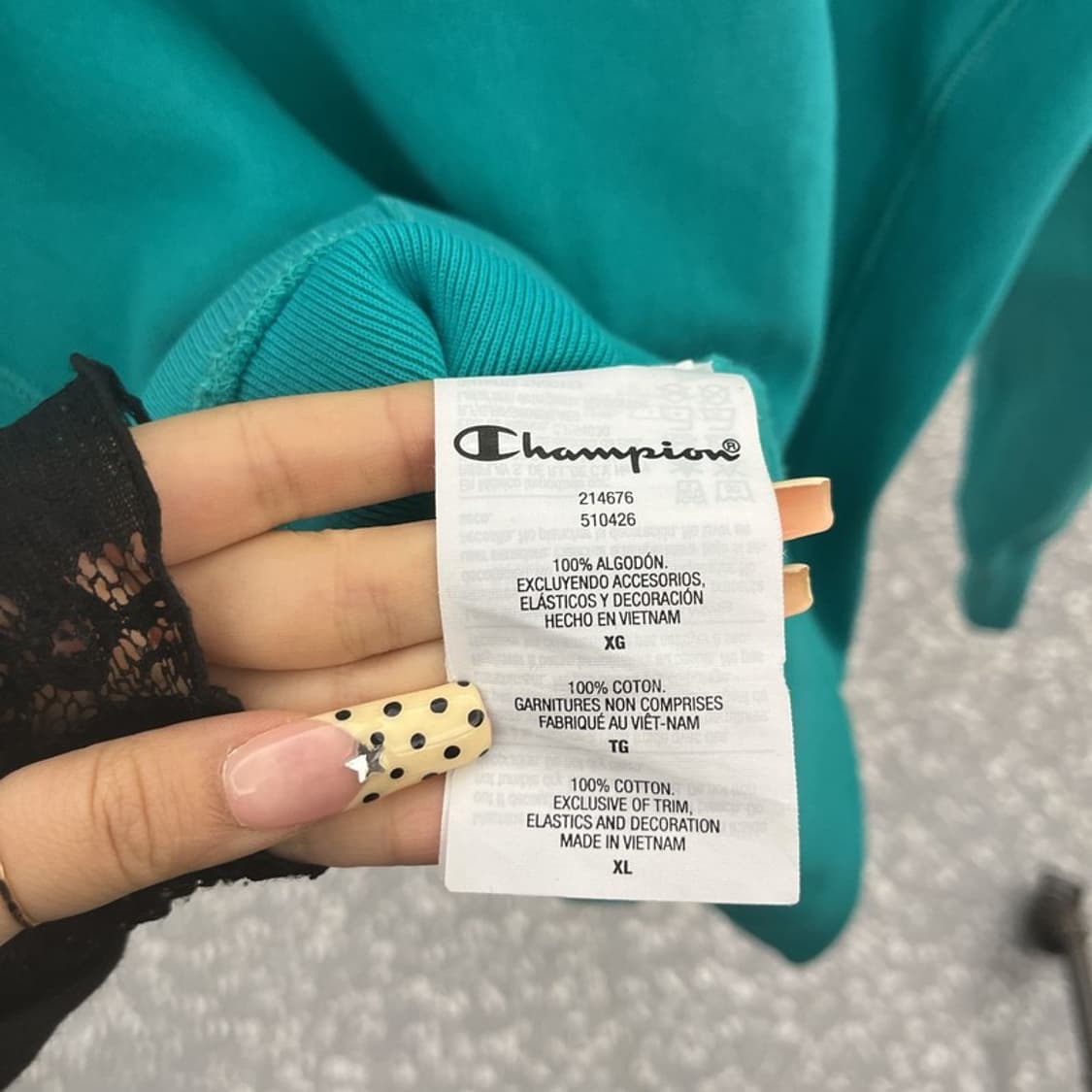 챔피온 리버스위브 90's 희귀 레트로 민트 맨투맨 XL C09738 상품이미지6