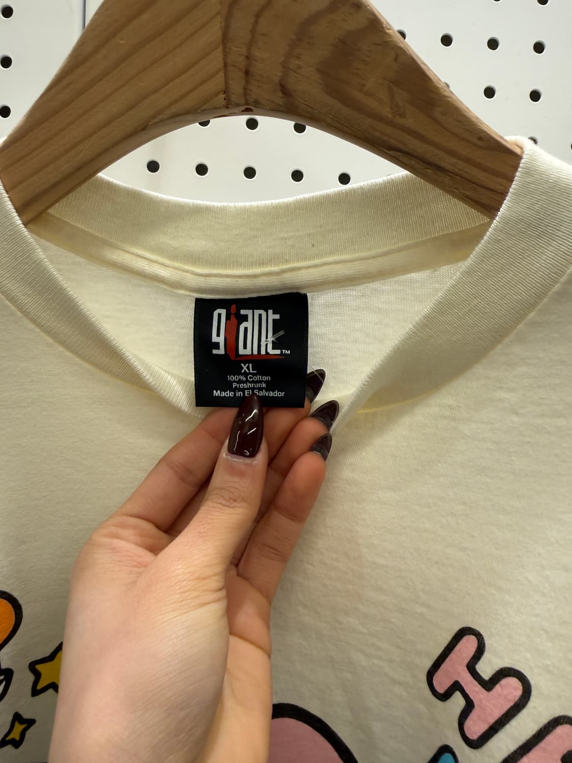 빈티지 MAKE X 헬로키티 콜라보 반팔티셔츠 U1266 상품이미지5