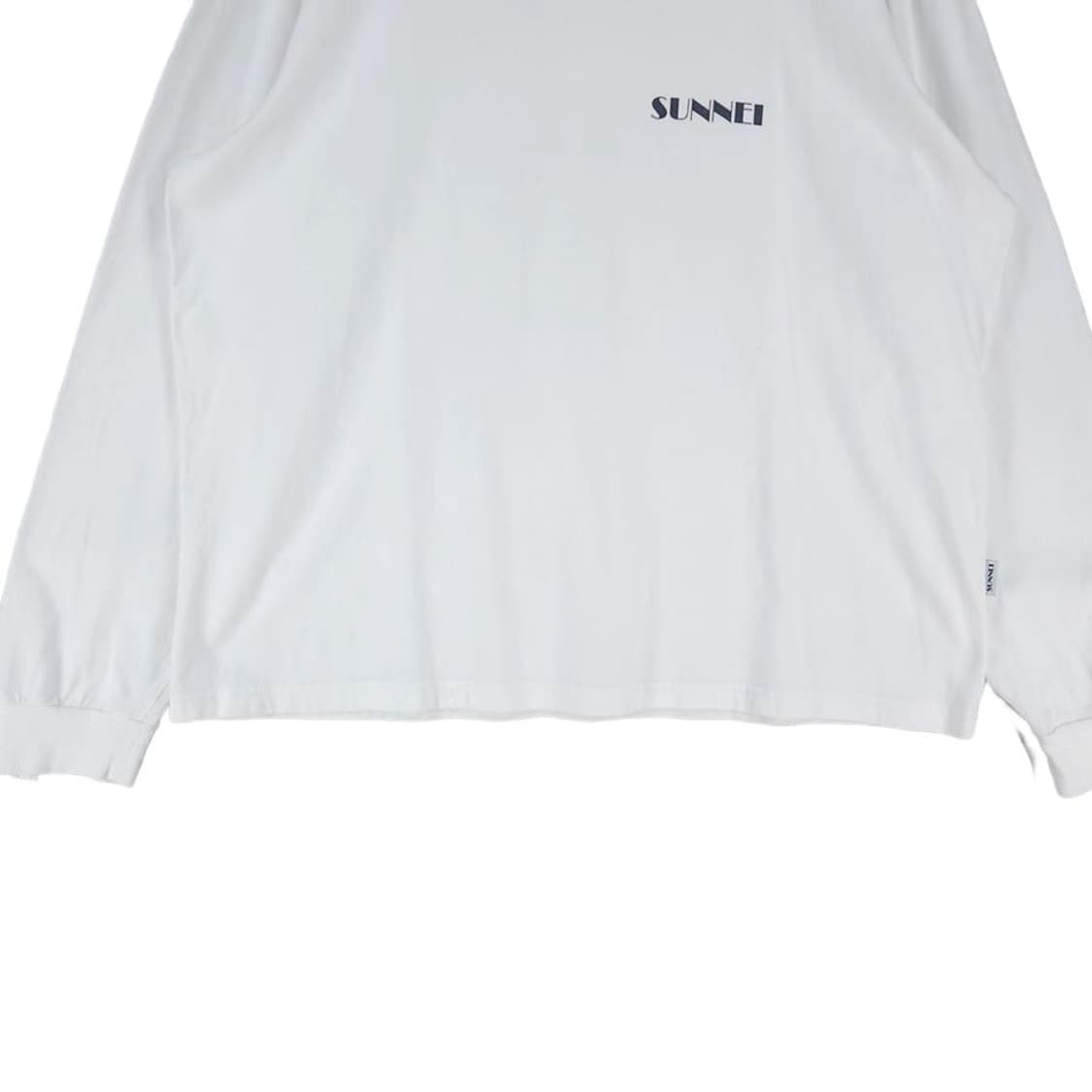 [남L]써네이 화이트 라운드 티셔츠[Y63-025] 상품이미지3