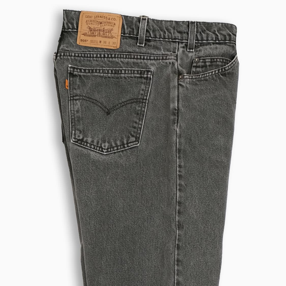 리바이스 505 오렌지탭 흑청 블랙진 90sUSA  OR50536181 상품이미지5