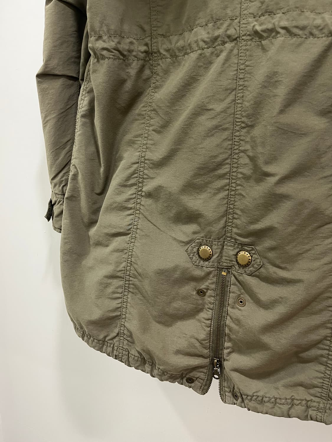 일본 빈티지 카고 포켓 넥버클 퍼야상 자켓 상품이미지9