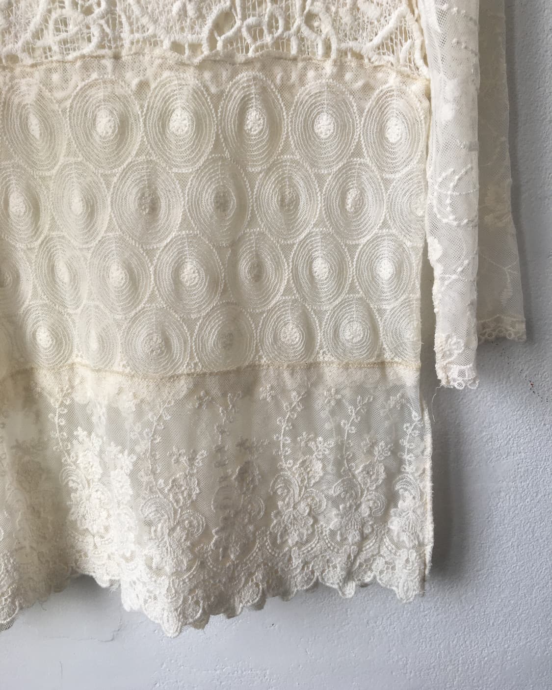 Lace layer crochet top 상품이미지5