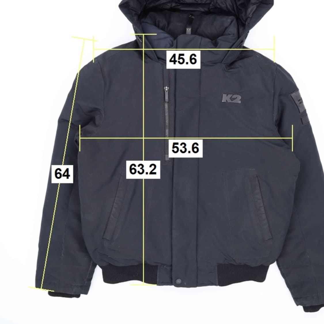 [95] K2 케이투 공용 매킨리 구스다운 숏 패딩 자켓 블랙 3926 상품이미지10