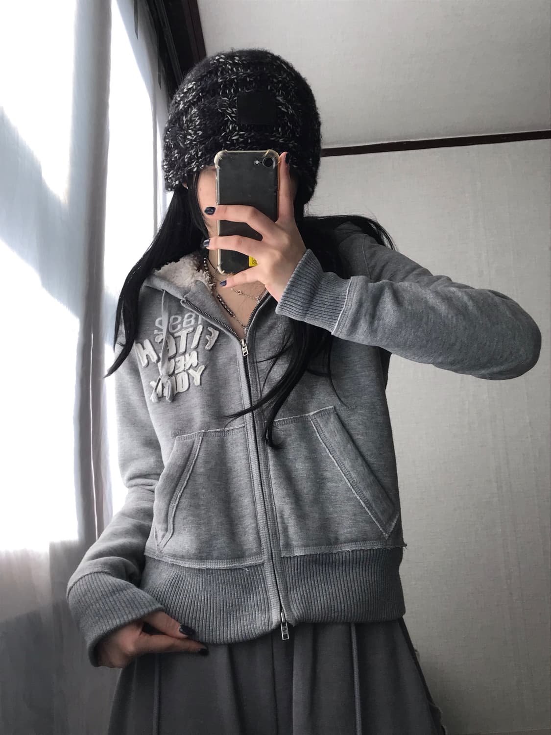 아베크롬비 그레이 퍼후드집업 상품이미지4