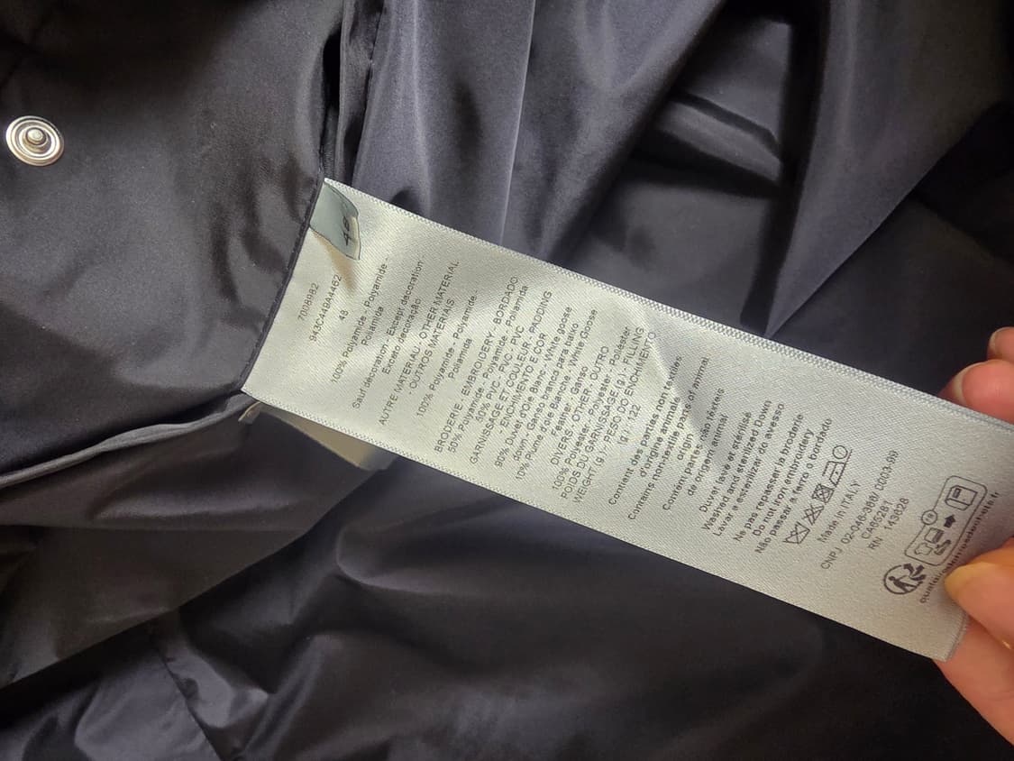 [구매 1주] 디올 오블리크 패딩 블랙 48사이즈 상품이미지8