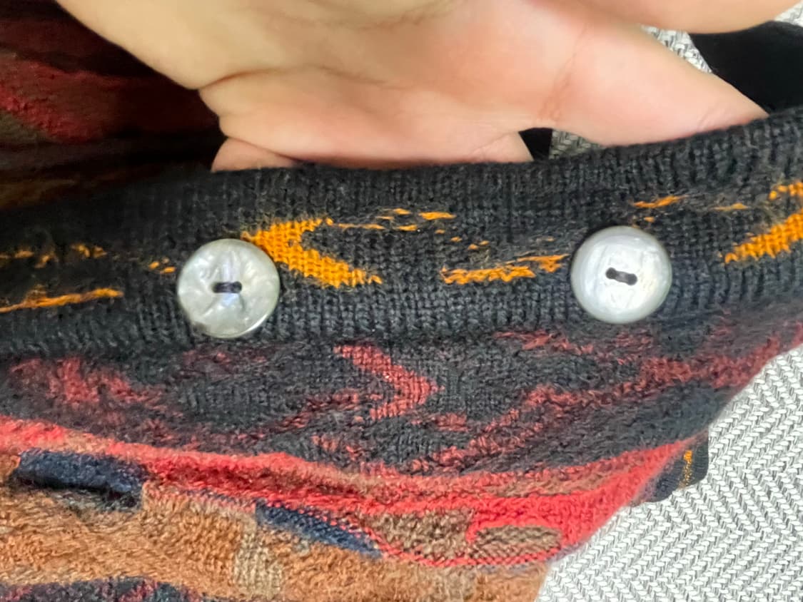 빈티지 쿠지 케이블 니트 가디건 상품이미지4