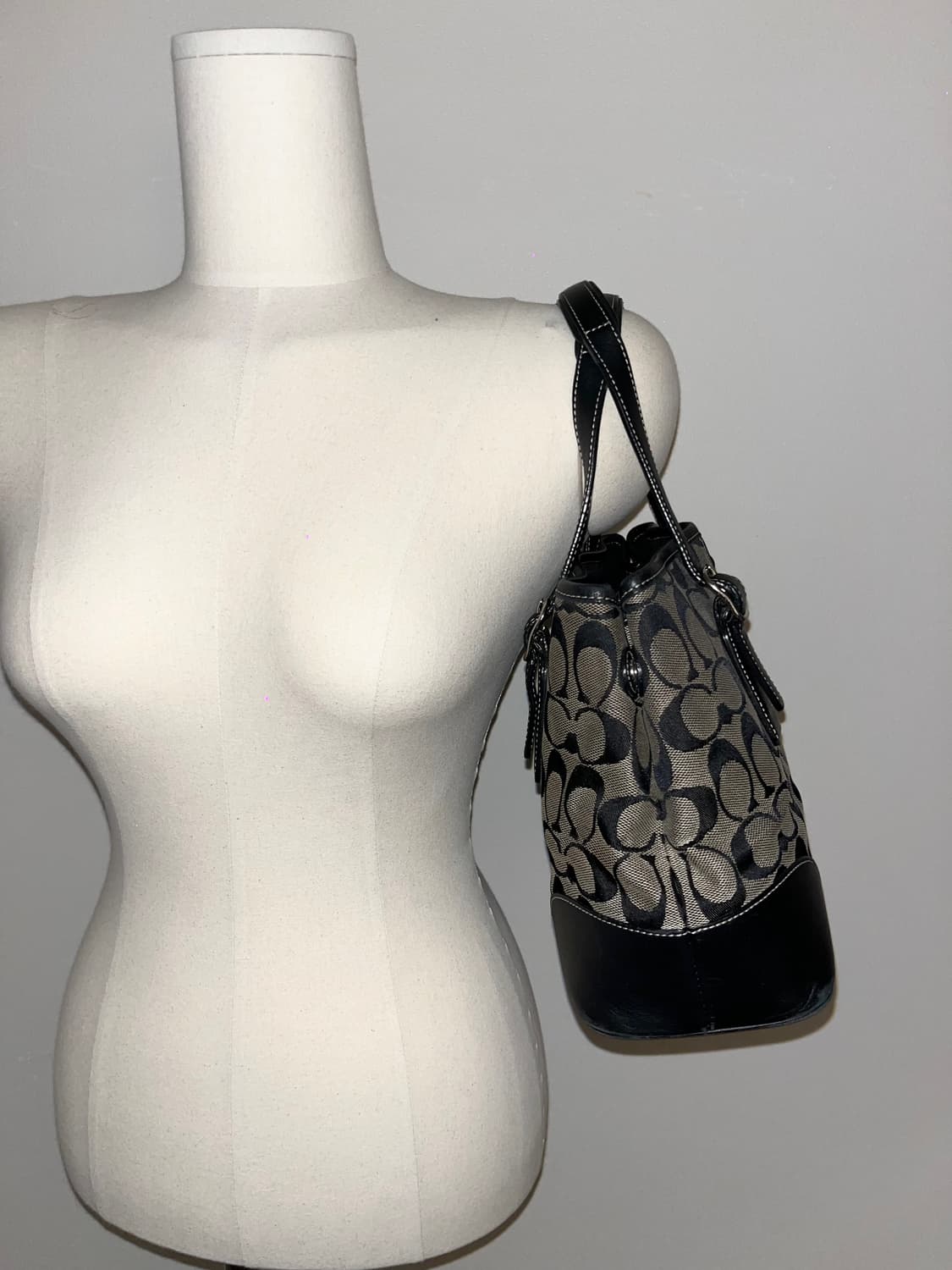 📦90s Coach Square shoulder bag 상품이미지4