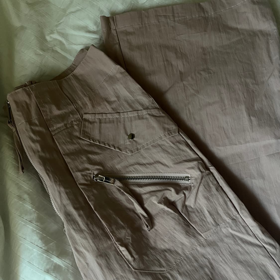 나체 EXPOSURE ZIP DETAIL PANTS ROSE PINK 상품이미지3