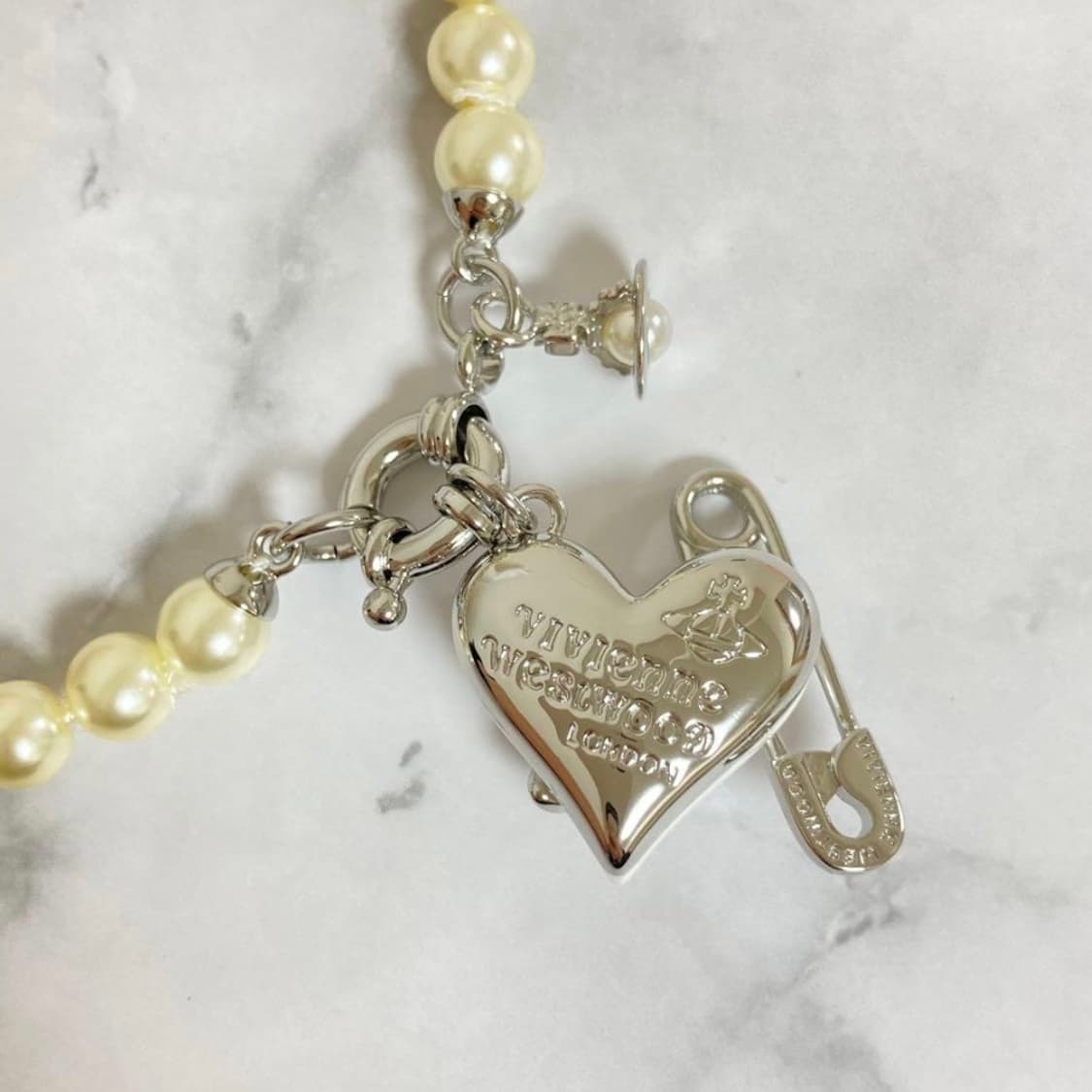 비비안웨스트우드 진주 펄 orb 초커 목걸이(새상품) 상품이미지5