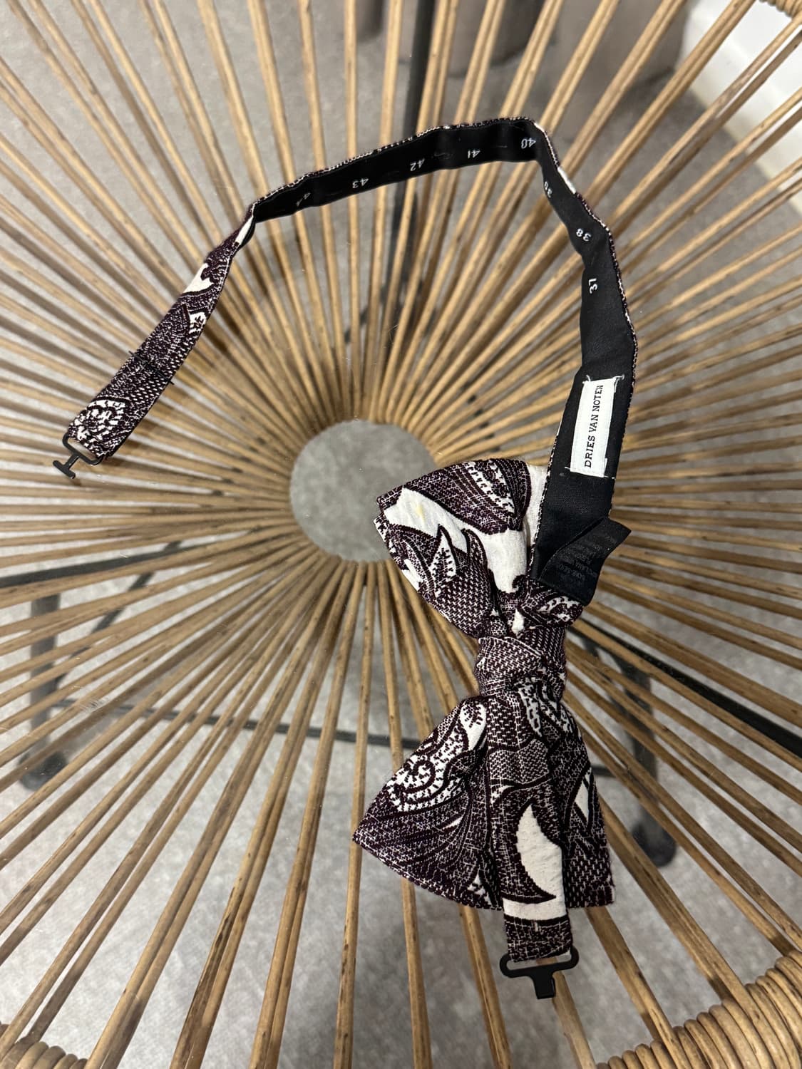 드리스반노튼 페이즐리 보타이 상품이미지2