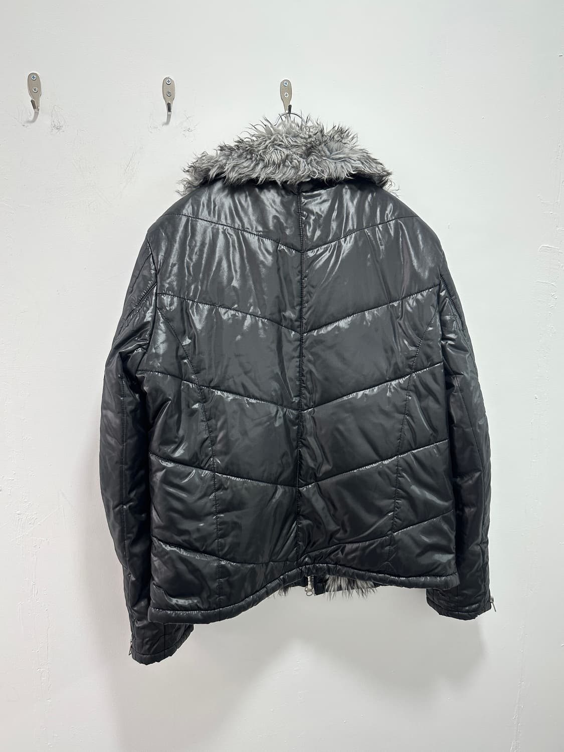 SPINASH 00s trimming fur puffer jacket 상품이미지10