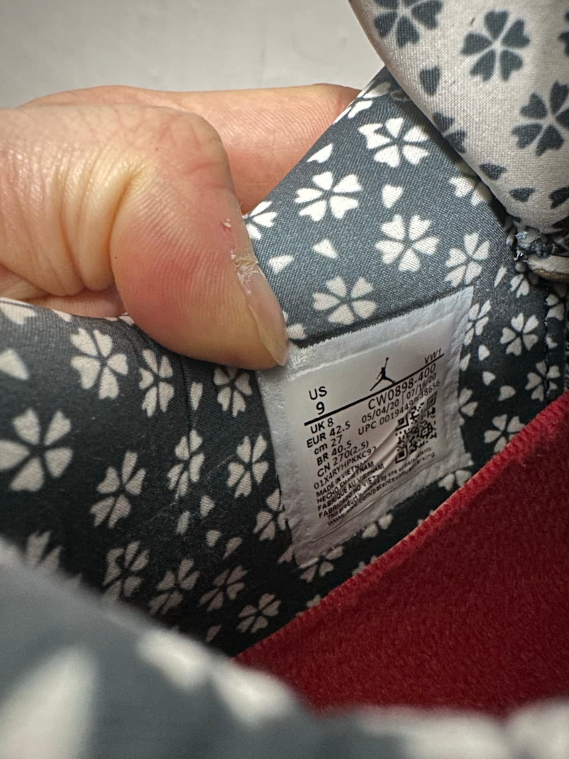 조던 4 레트로 딥 오션 사시코 상품이미지7