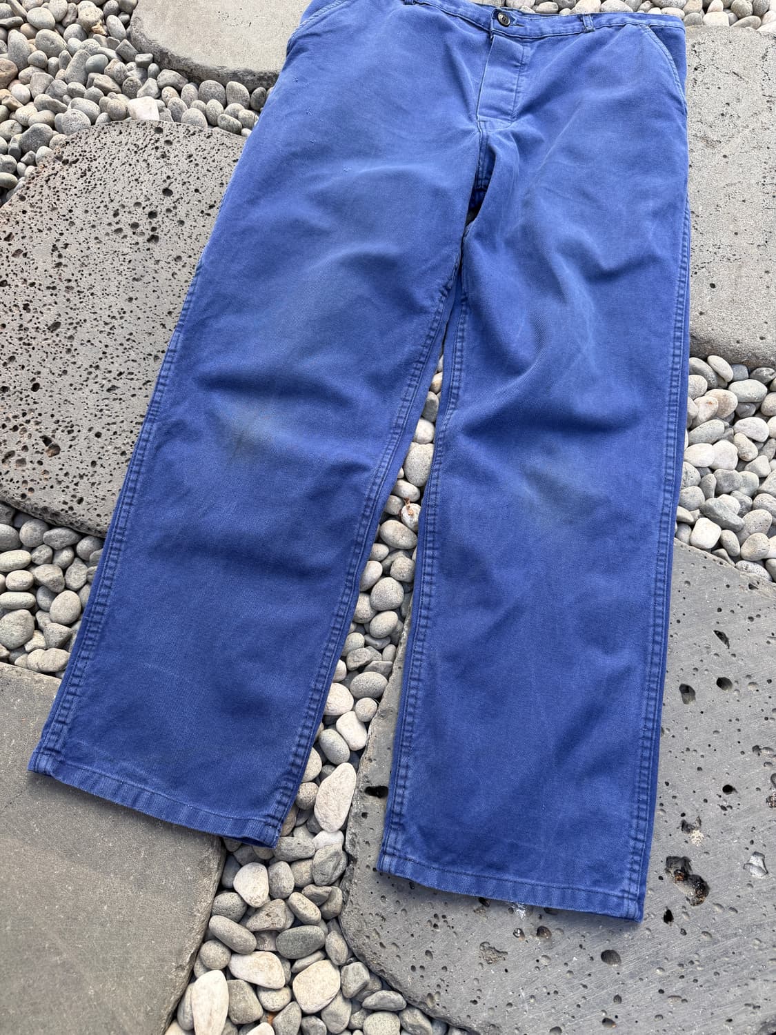 WASHED BLUE OLD VINTAGE FRENCH 프렌치워크팬츠 상품이미지6