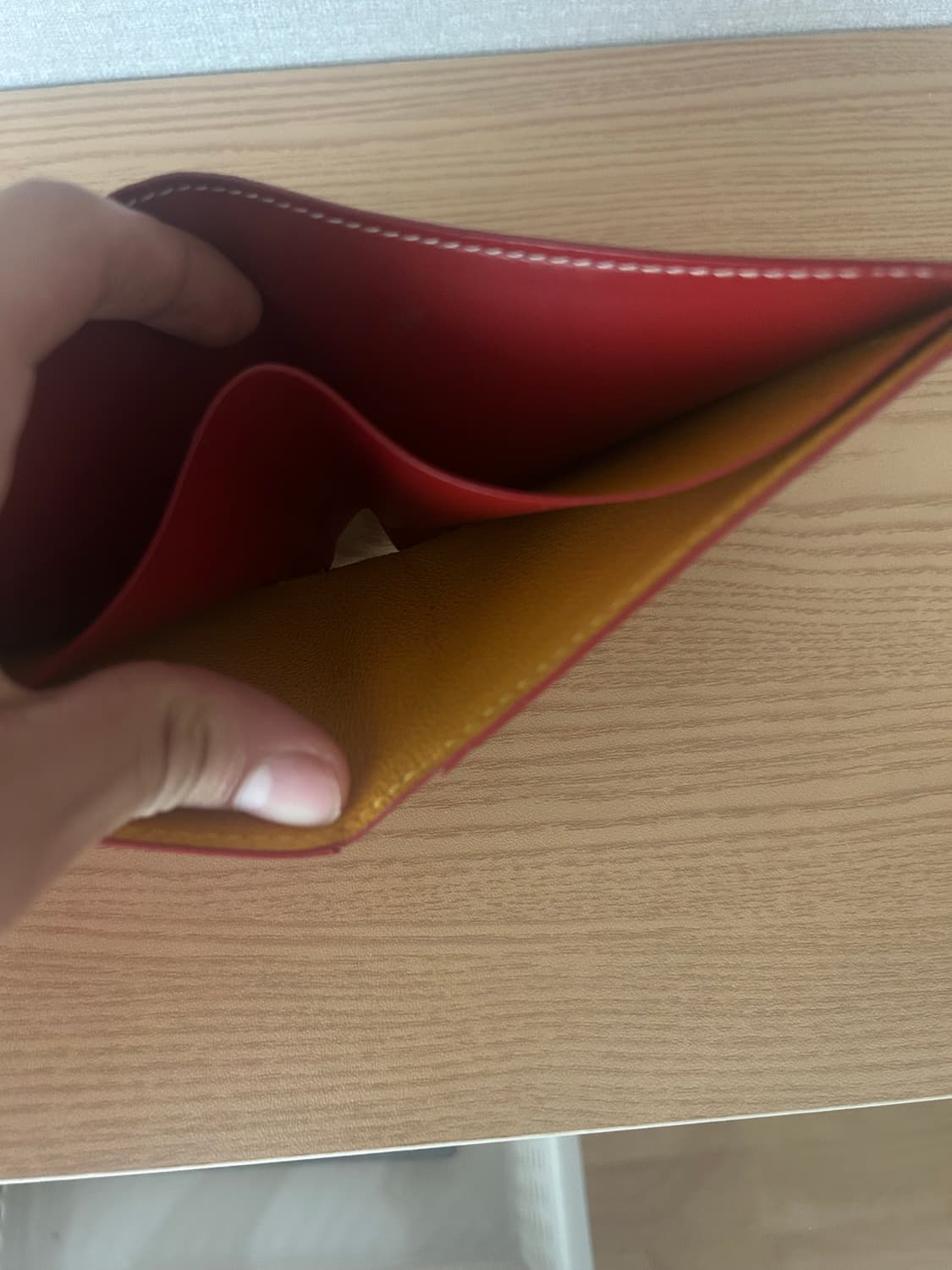 고야드 빅투아르 반지갑 레드 상품이미지3