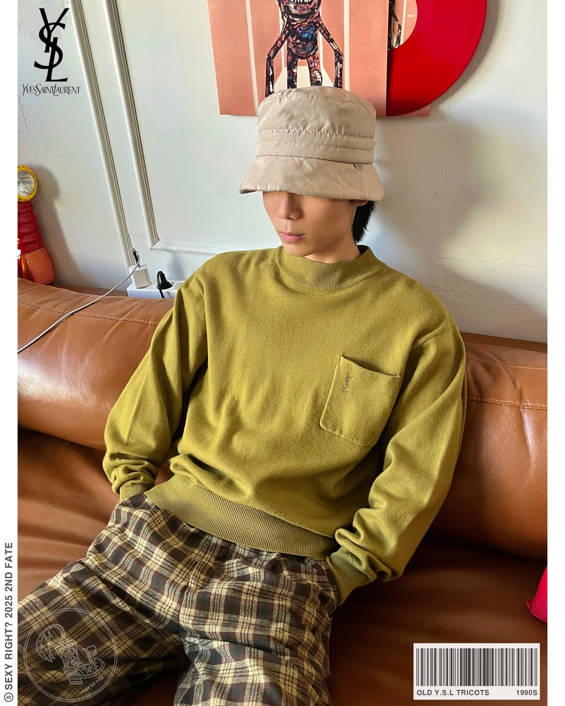 1990s Saint Lauren Wool Knit Sweater 상품이미지1