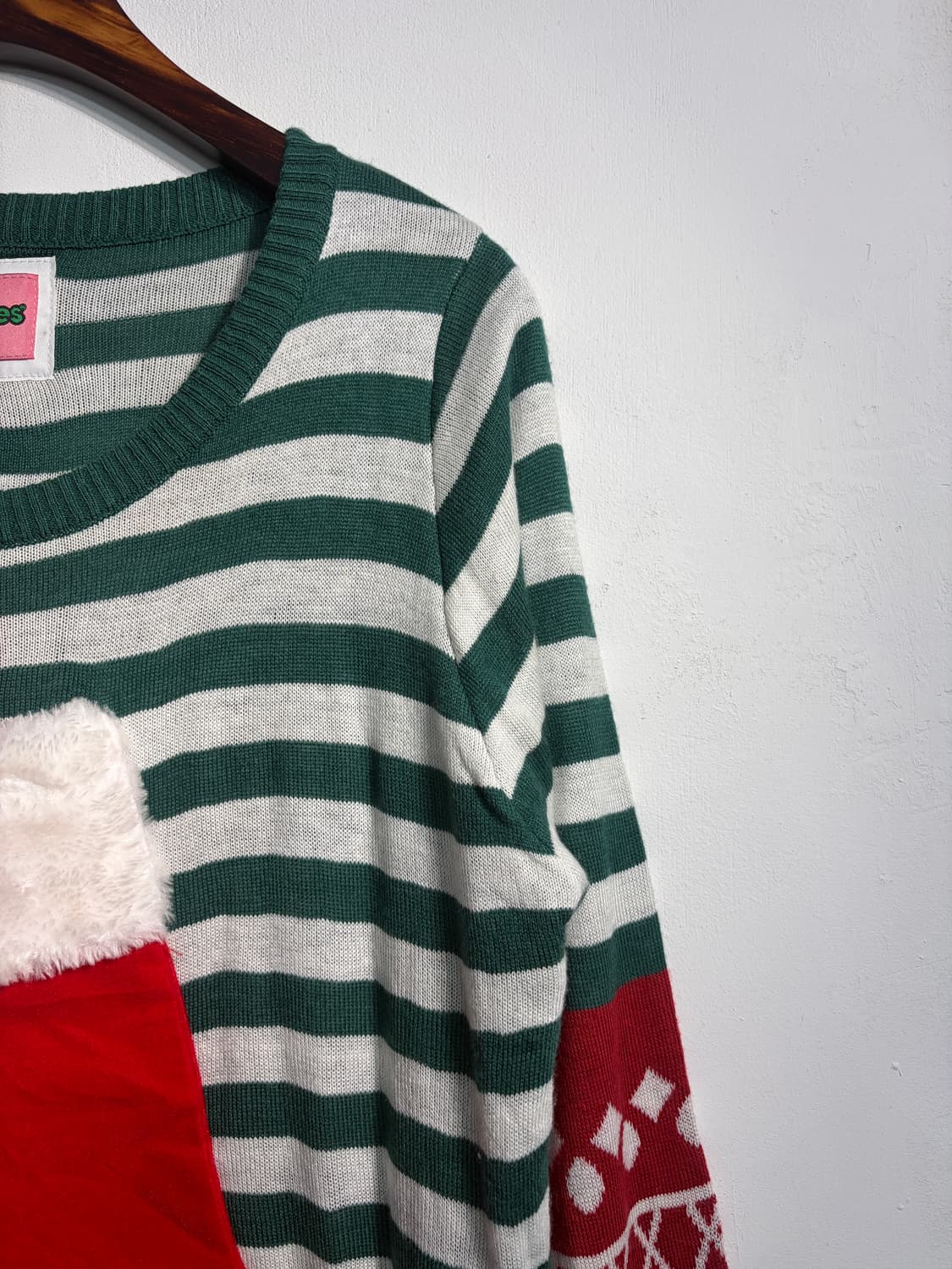 U.S.A. 크리스마스 어글리니트 양말 포켓 니트 상품이미지4