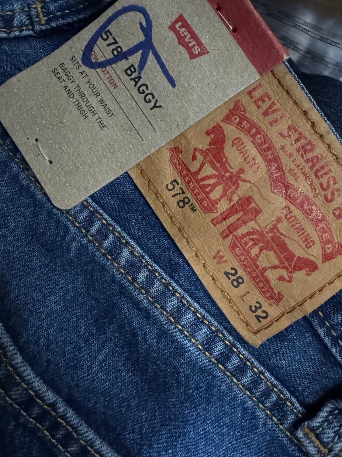 [새상품] 리바이스 578 baggy 상품이미지4