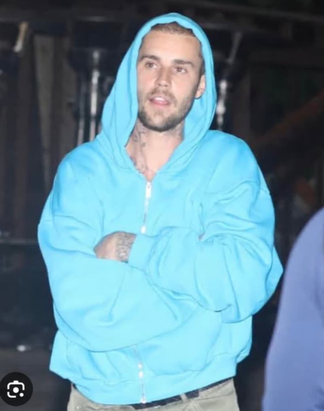 스카이라크 후드집업 블루 s 상품이미지3