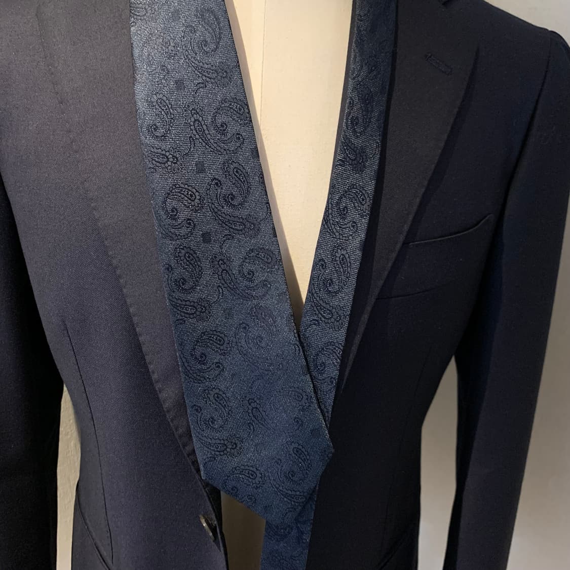 랑방(LANVIN) 페이즐리 클래식넥타이 명품 결혼식코디 A+ 등급 상품이미지2