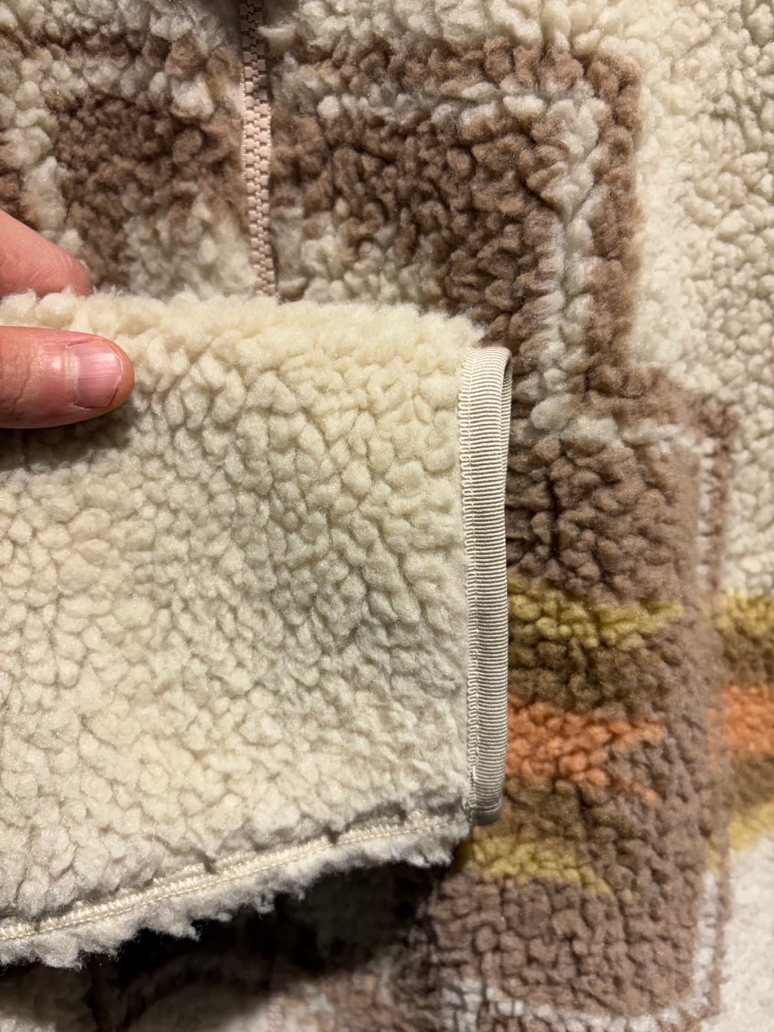 Pendleton boa fleece jacket / 팬들턴 보아 후리스 상품이미지5