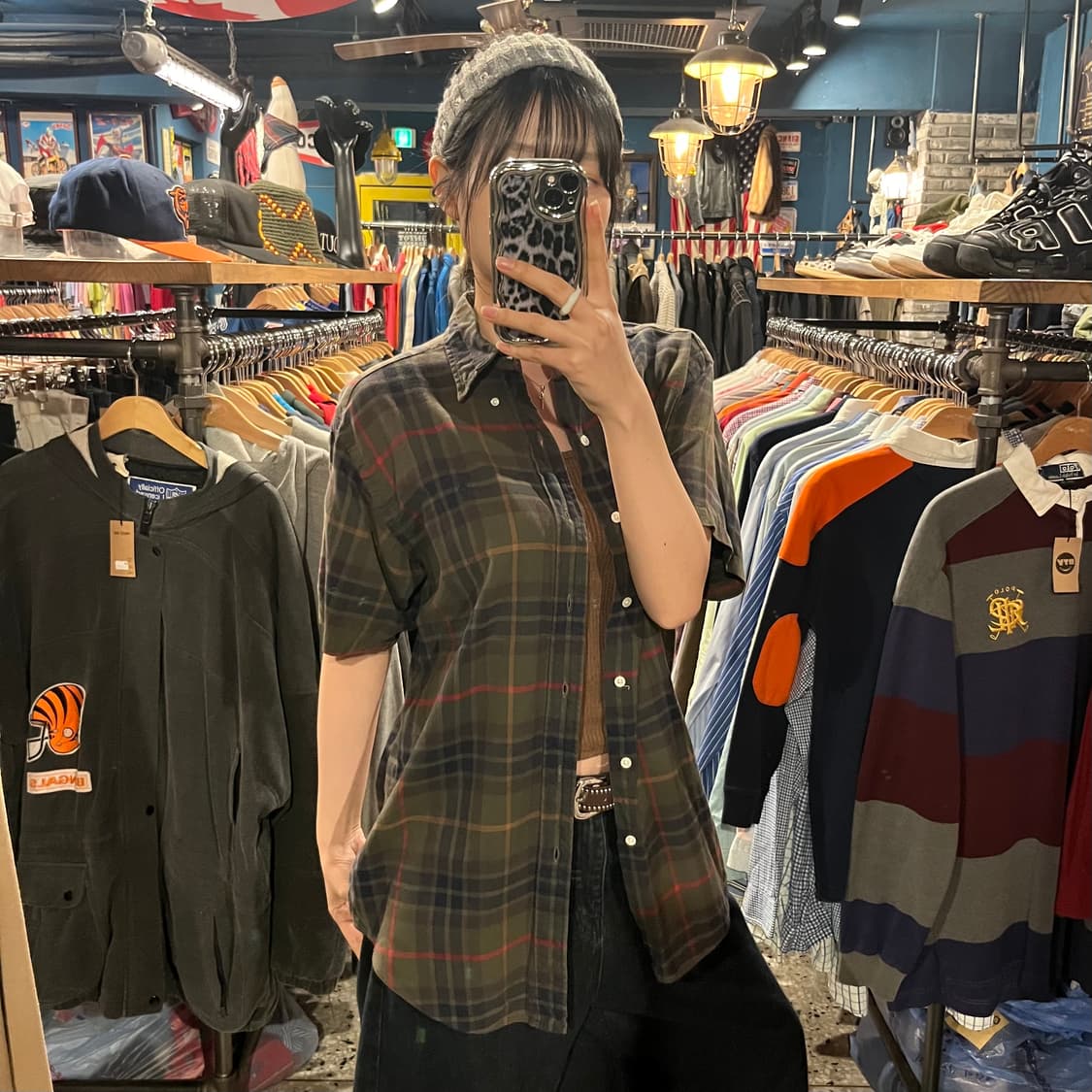 POLO 폴로 랄프로렌 체크 반팔 셔츠  상품이미지1