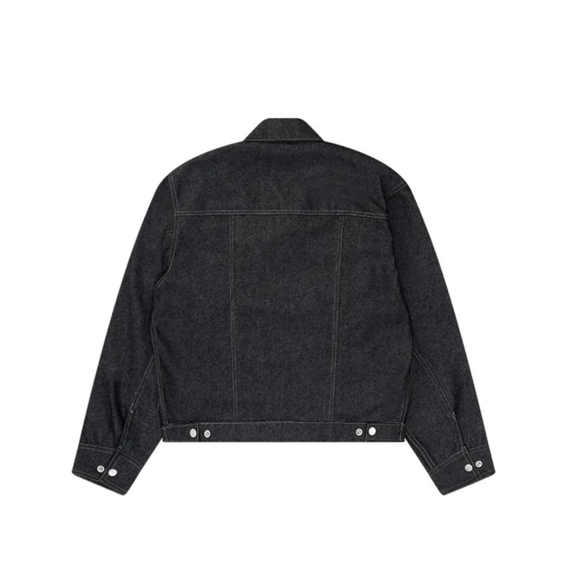 Stitch Zip-up Denim Jacket (Black) 상품이미지6