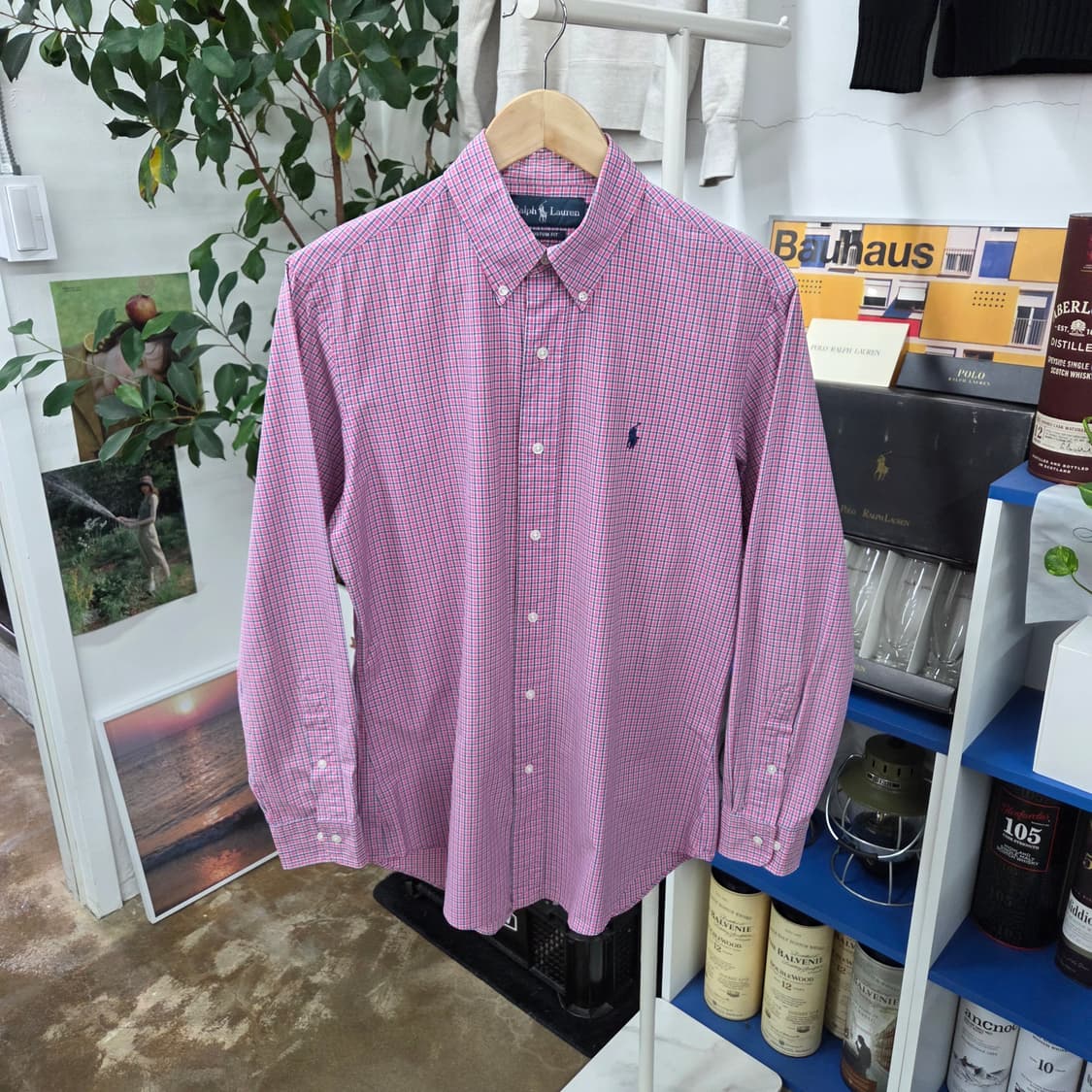 폴로랄프로렌 버튼다운 체크셔츠 15.5 상품이미지1