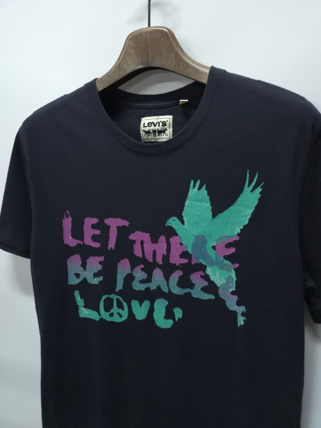 리바이스 러브 피스나염 워싱 반팔 ( 100~105 ) 상품이미지2