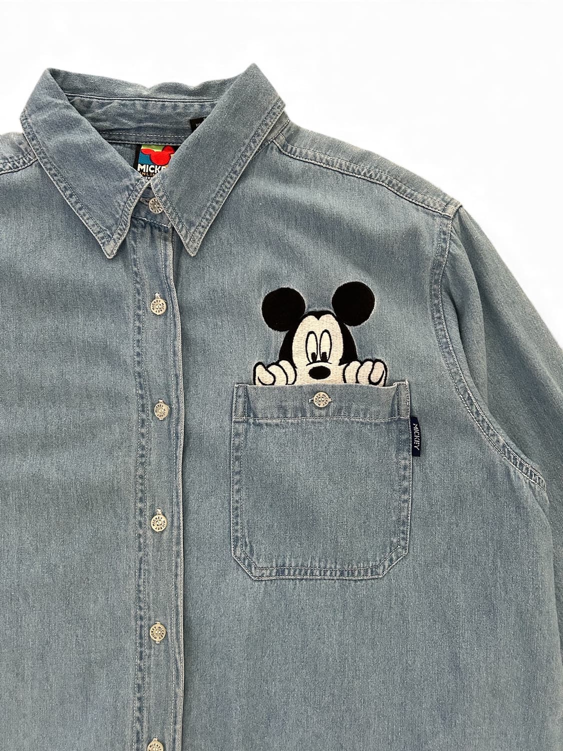 DISNEY MiCKEY MOUSE Denim shirts  상품이미지3