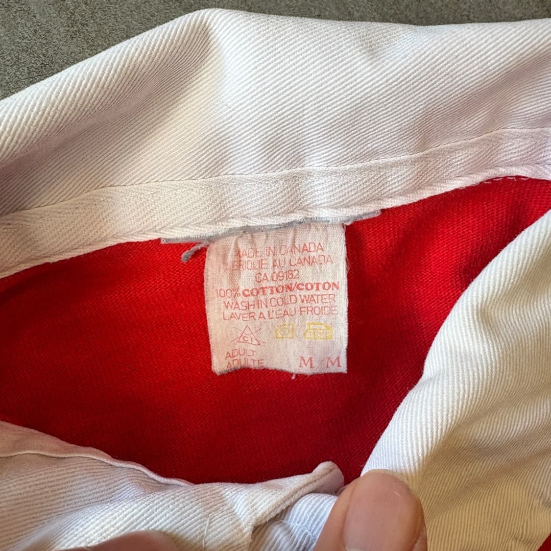 90s Vintage Rugby T-shirt  캐나다 생산 럭비 티 상품이미지6