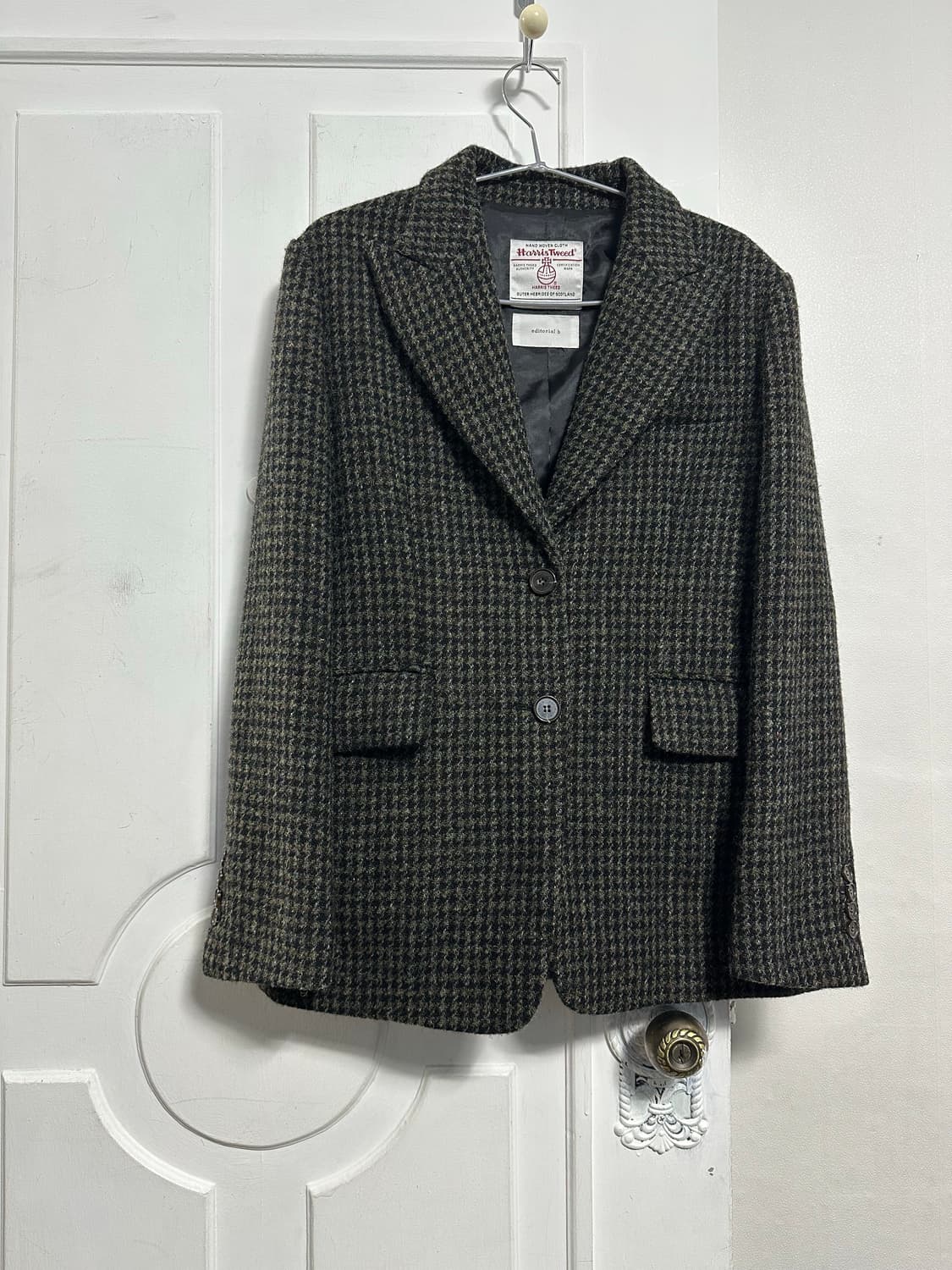 바이미나 에디토리얼비 해리스트위드 자켓 상품이미지1