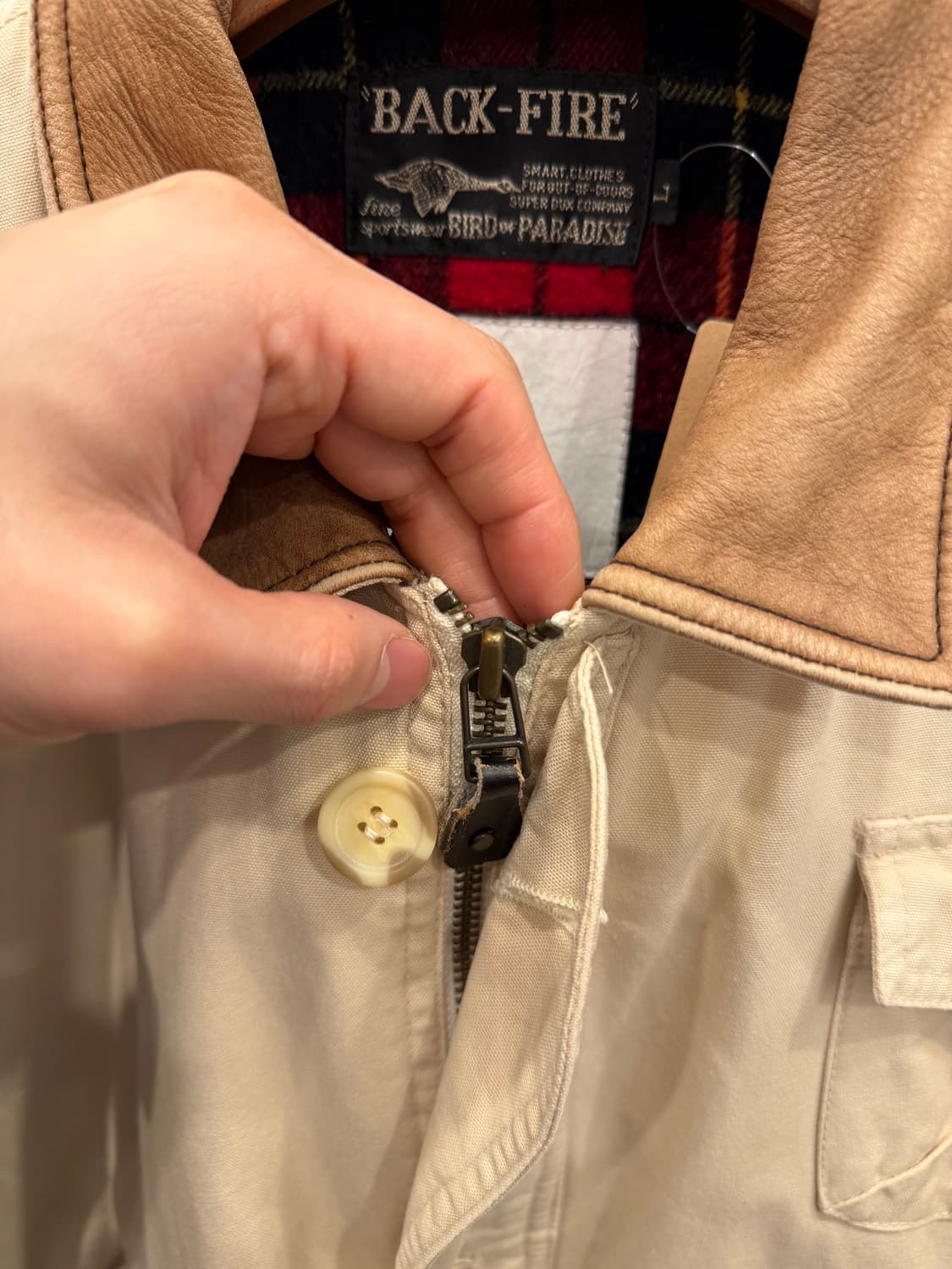 Back Fire 빈티지 헌팅 자켓 상품이미지3