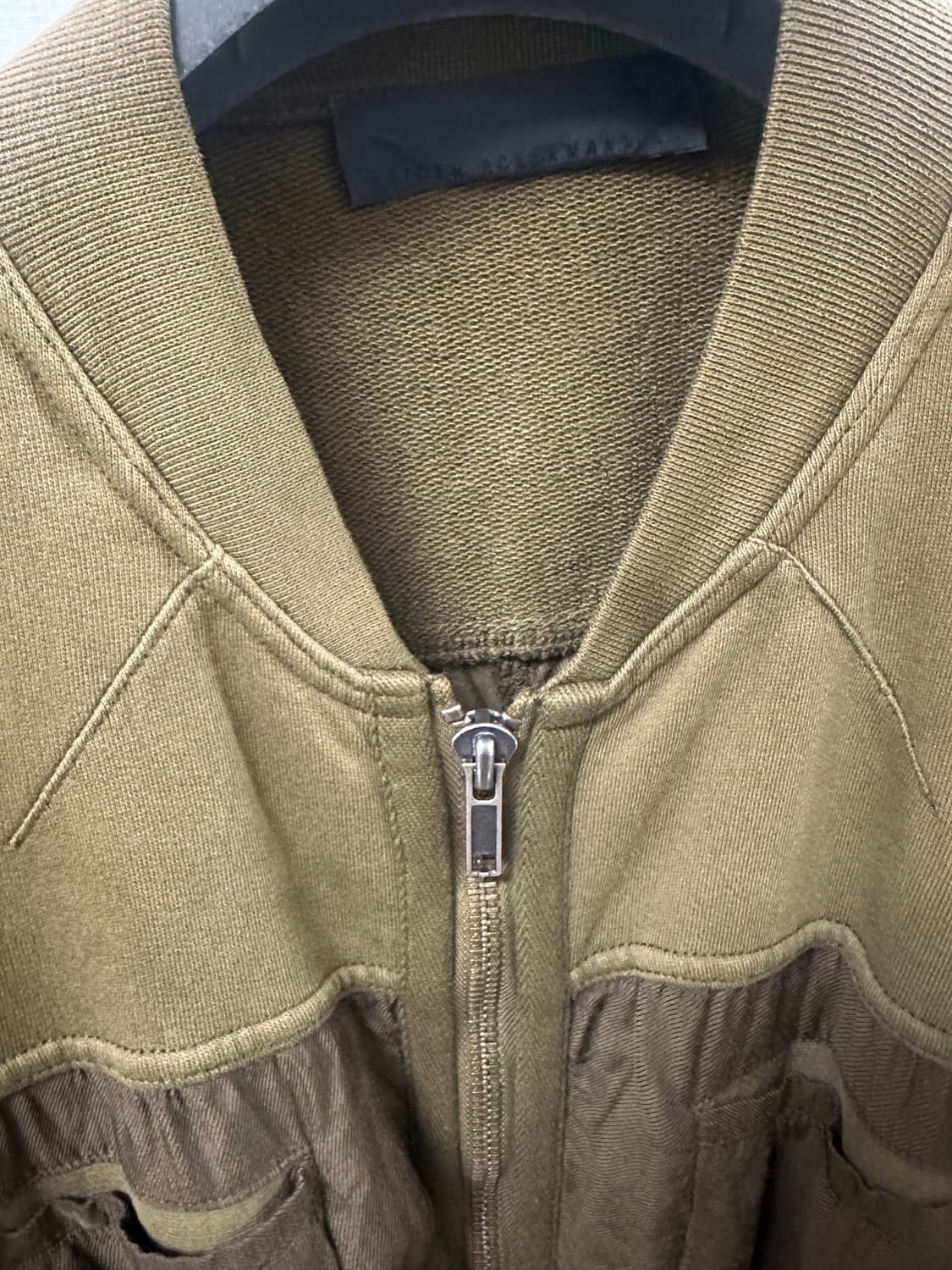 하이더아커만 봄버 카키 셔링 자켓 XL  상품이미지5