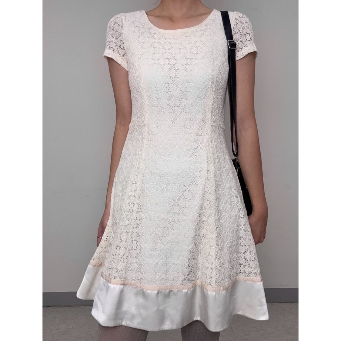 빈티지 아이보리 원피스 상품이미지1