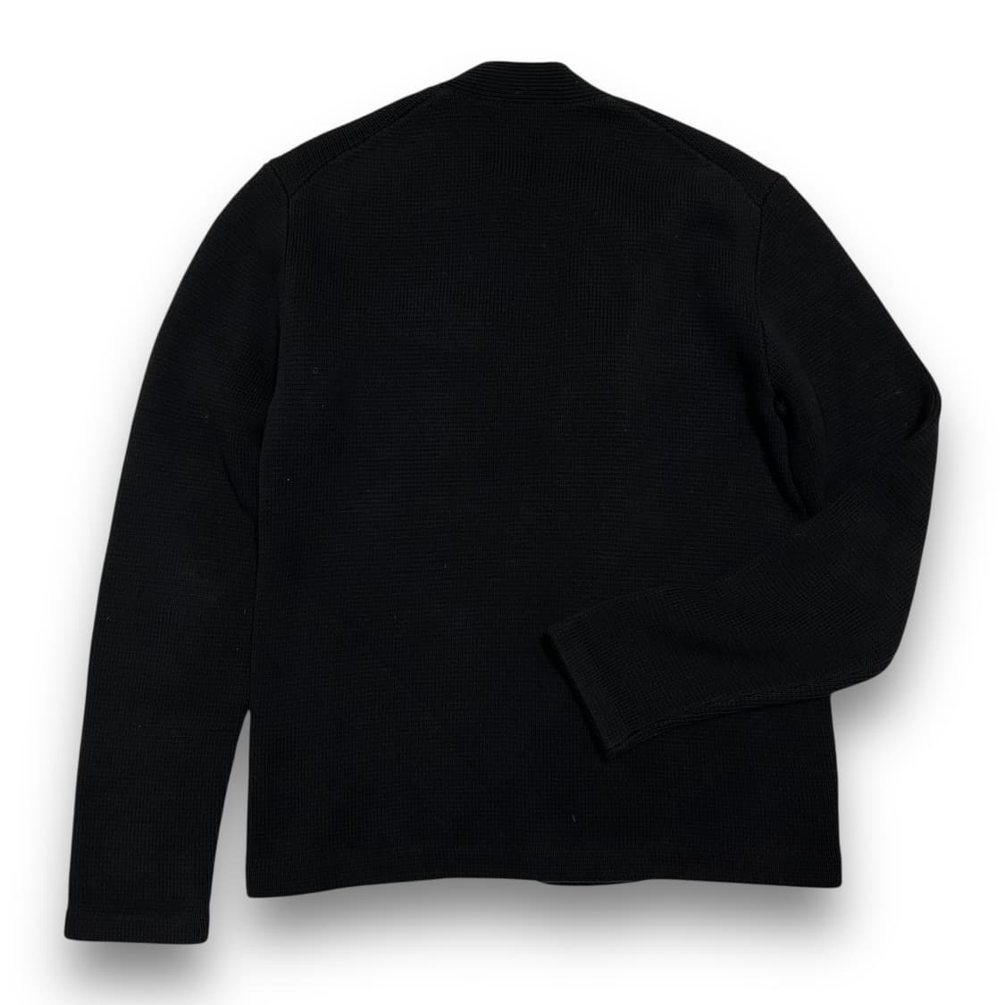 Armani Exchange black knit rider jacket 상품이미지4