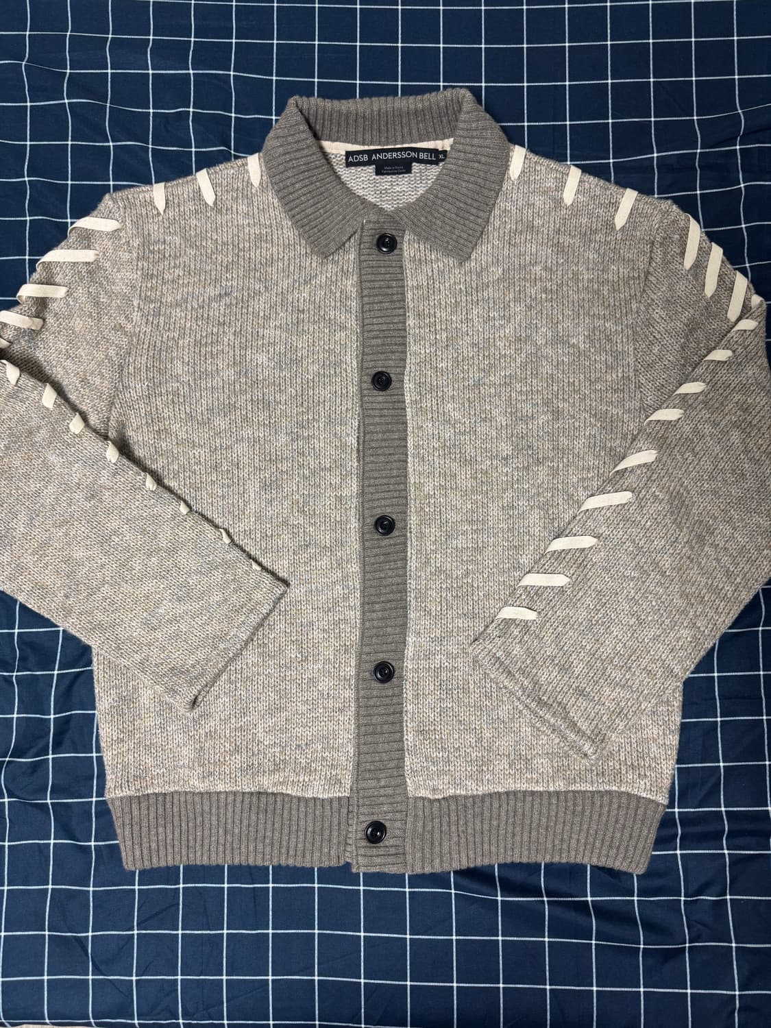 앤더슨벨 언브리치 레이스 업 가디건 상품이미지1