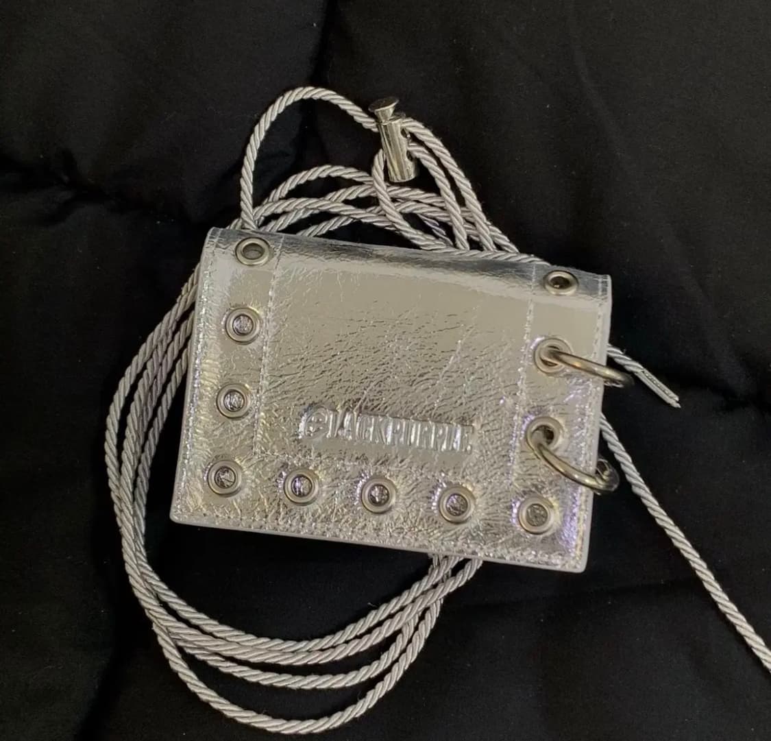 블랙퍼플 타카라 멀티 아일렛 카드지갑 크로스백 실버 상품이미지2