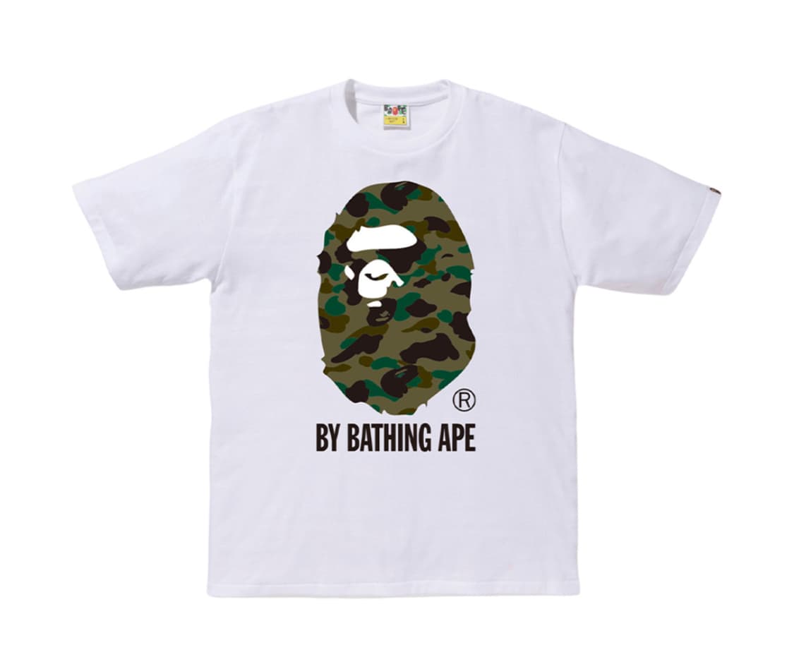 베이프 퍼스트 카모 바이 베이싱 에이프 티셔츠 화이트 XL 상품이미지1