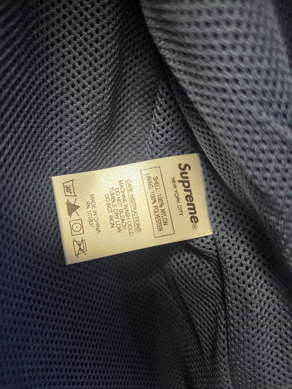 Supreme 나일론 카고 베스트 네이비 L (SS19)슈프림 201 상품이미지4
