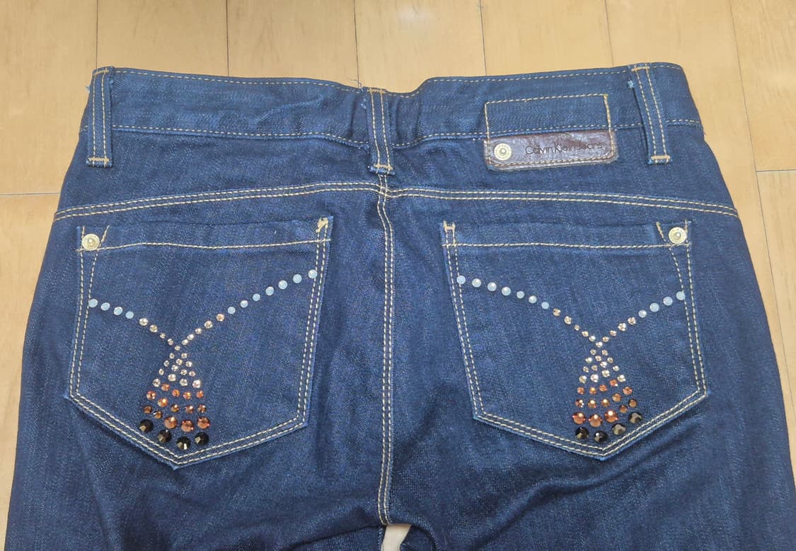 캘빈클라인 큐빅 로우라이즈 스키니진 상품이미지5