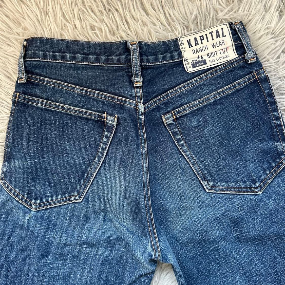 캐피탈 랜치 웨어 부츠컷 데님 팬츠 상품이미지8