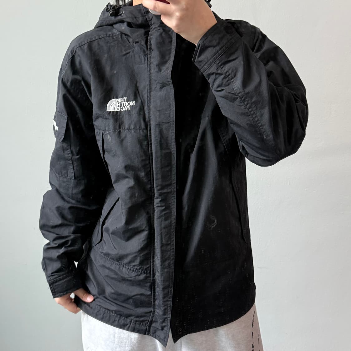 [S] 노스페이스 블랙 바람막이 자켓 상품이미지1