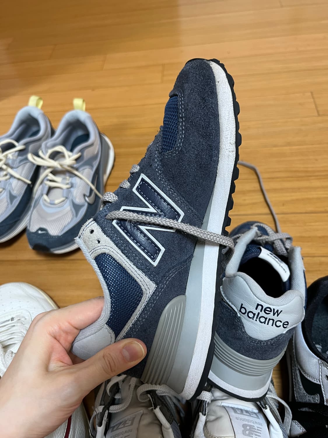 뉴발란스 574 2018년 240 네이비 상품이미지3