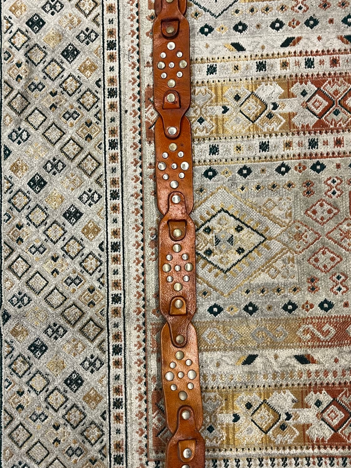 빈티지 가죽 벨트 브라운 #csz2867 상품이미지3