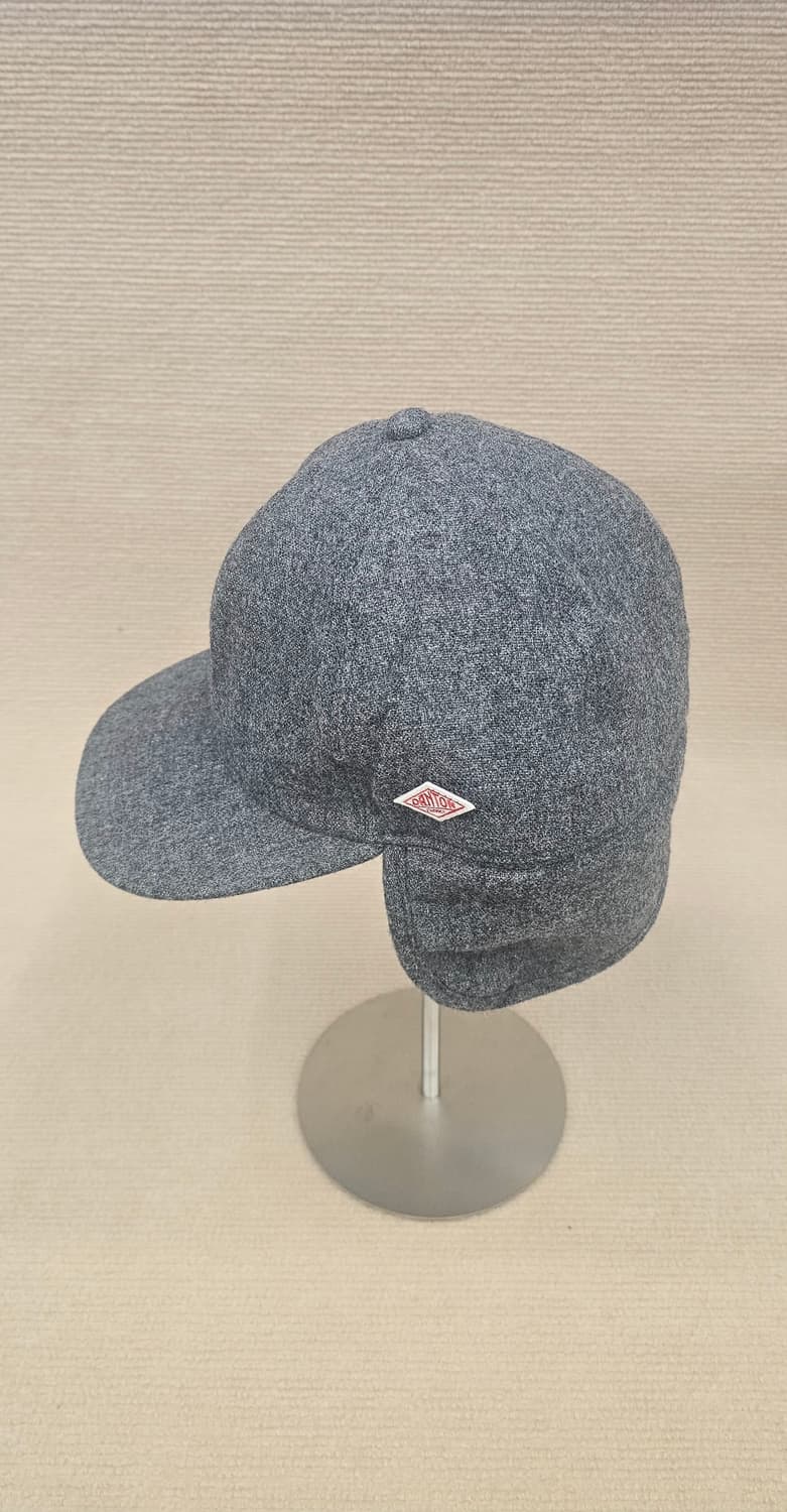 단톤 울 에타민 보아 6패널 캡 - 그레이 상품이미지1
