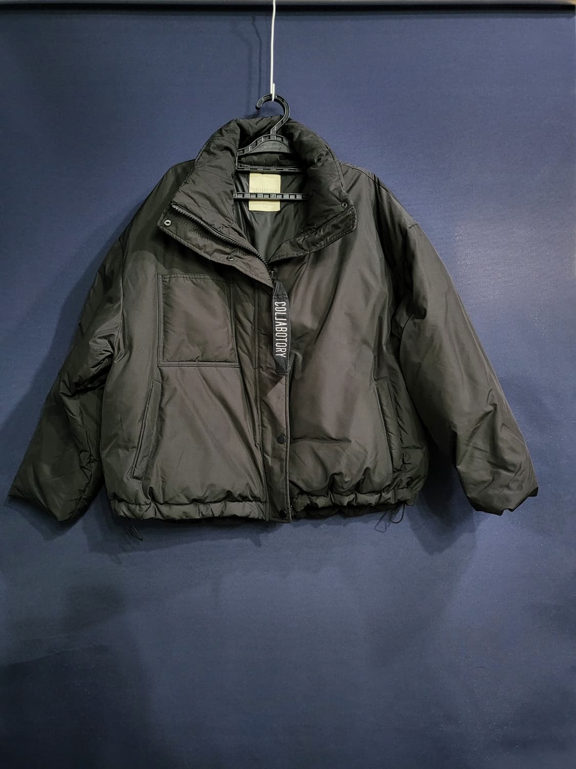 콜라보토리 하이넥 구스다운패딩 오버핏 상품이미지1