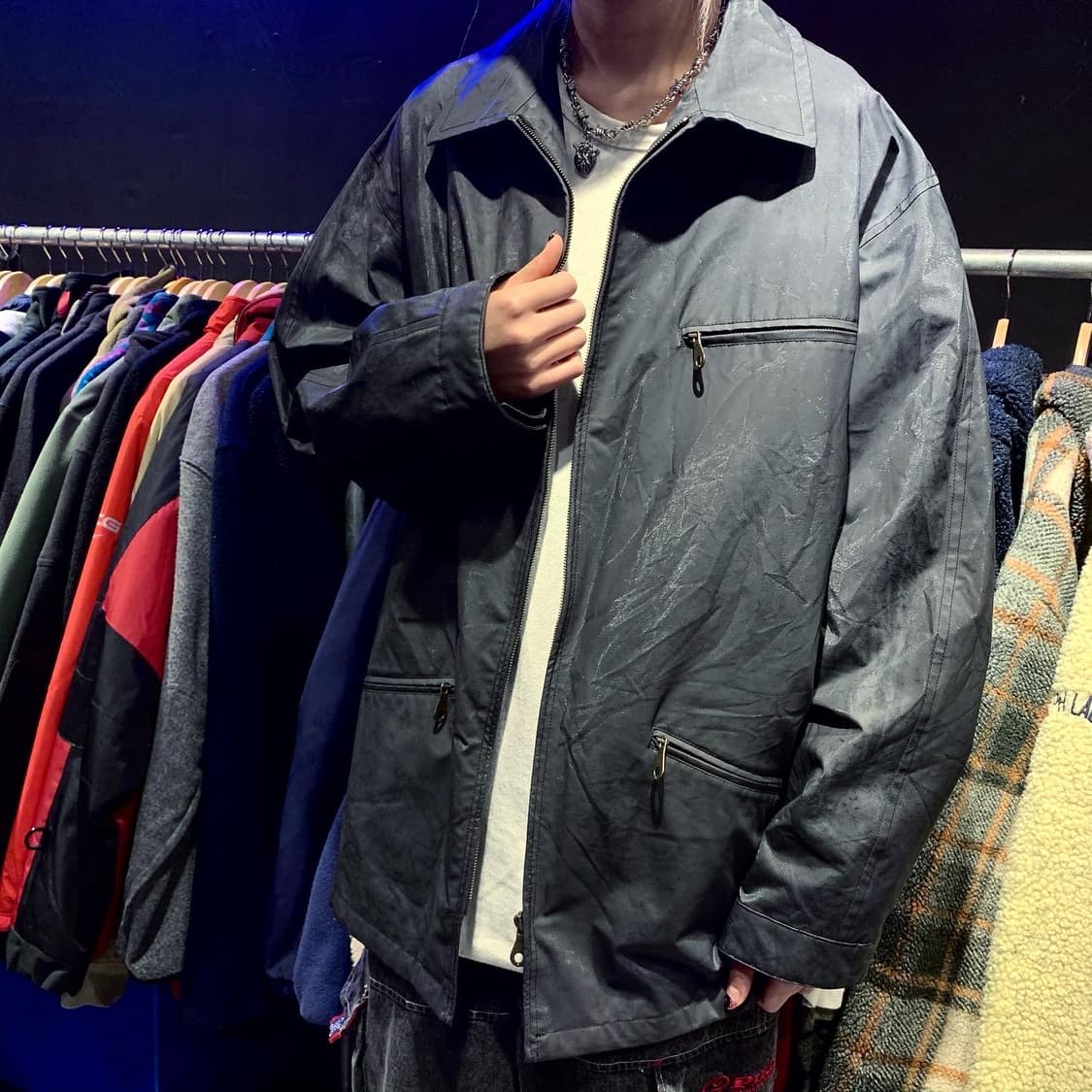 조르지오 아르마니 르 꼴레지오니 블랙 자켓 상품이미지1